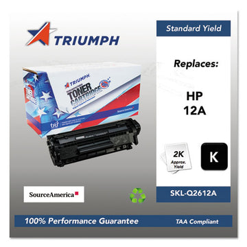 Triumph™ 751000nsh0171 Remanufactured Q2612a (12a) Toner, 2,000 Page-yield, Black freeshipping - TVN Wholesale